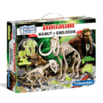 JUEGO DE ARQUEOLOGÍA "ARQUEOJUGANDO MAMUT Y SMILODON FLUORESCENTE"