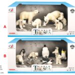 2 SET DE OSOS POLARES Y PINGUINOS ( 24 PIEZAS)