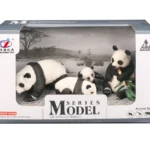 FAMILIA OSOS PANDA REALISTAS SET 4 FIGURAS