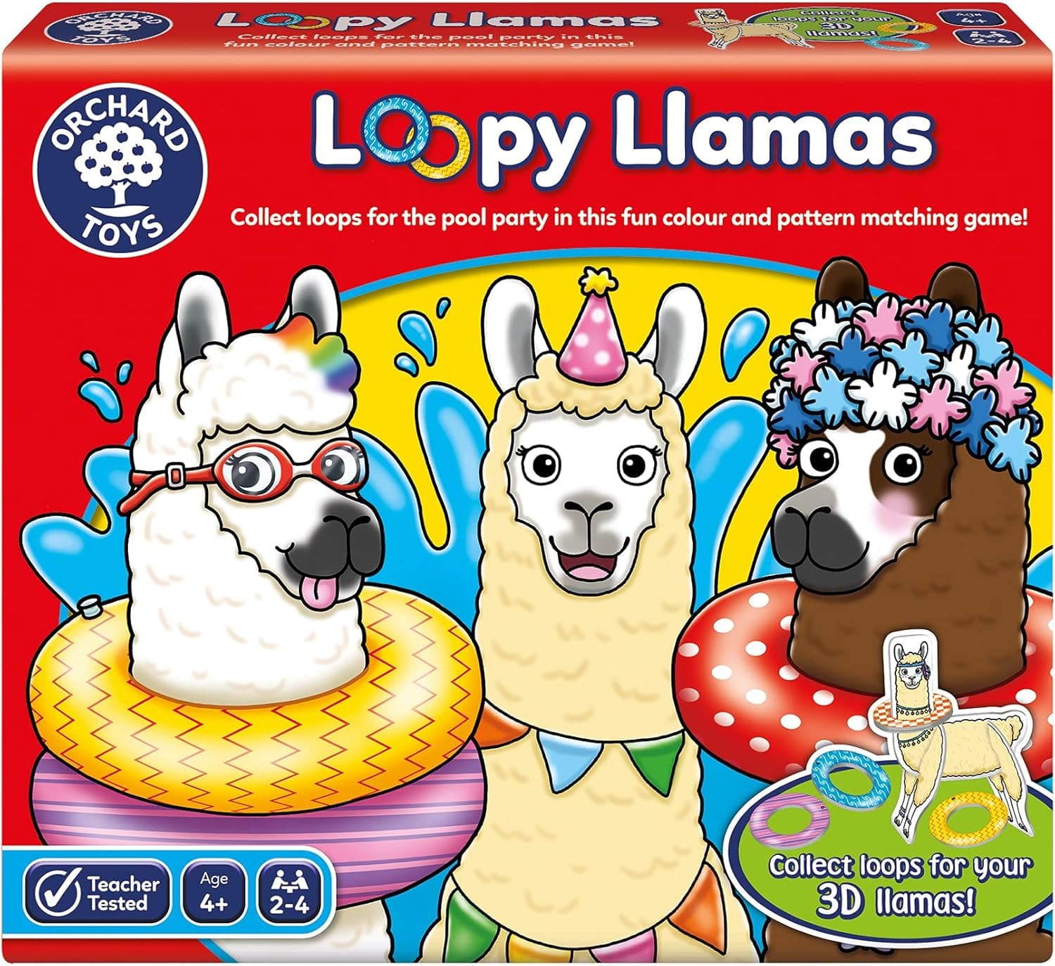 81jh-XuogCS._AC_SL1500_ JUEGO DE RECONOCIMIENTO DE COLORES Y PATRONES - LOOPY LLAMAS - Imagen 1