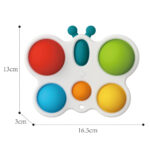 JUEGO SENSORIAL  APRETABLE DE  MARIPOSA - Imagen 3