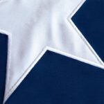 BANDERA CHILENA 100 % TELA ESTRELLA BORDADA  ( 120 CM X 180 CM) - Imagen 5
