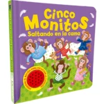 Canciones del jardín - cinco monitos saltando en la cama