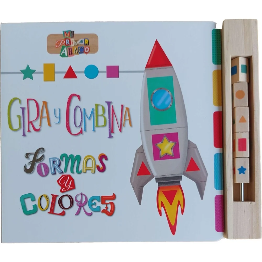 Mi primer ábaco - gira y combina formas y colores - Imagen 1