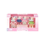 Familia de gatos: set de 4 figuras - Dreamy